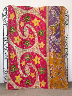 Vintage Kantha Quilt 123