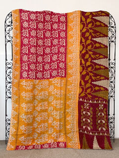 Vintage Kantha Quilt 125
