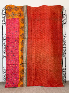 Vintage Kantha Quilt 127
