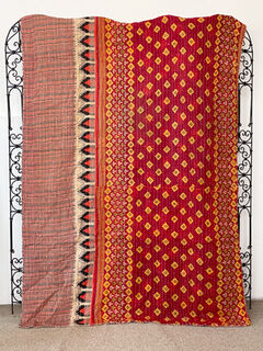 Vintage Kantha Quilt 130