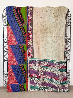 Vintage Kantha Quilt 131