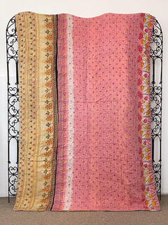 Vintage Kantha Quilt 132