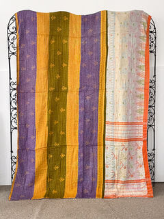 Vintage Kantha Quilt 136