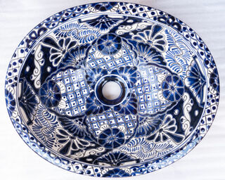Medium Talavera Hand Basin 9