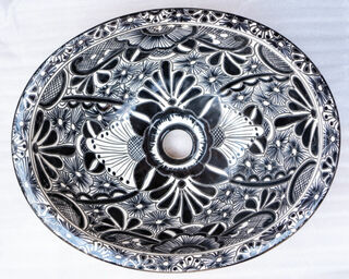 Medium Talavera Hand Basin 15 PRE ORDER