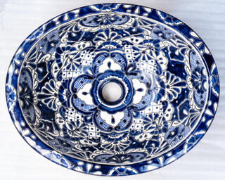 Medium Talavera Hand Basin 18