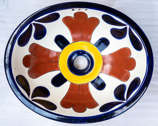 Medium Talavera Hand Basin 30