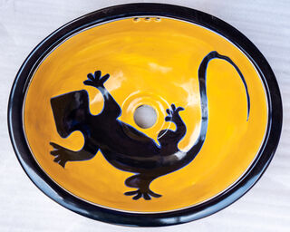 Medium Talavera Hand Basin 48