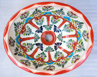 Medium Talavera Hand Basin 58