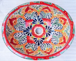 Medium Talavera Hand Basin 65
