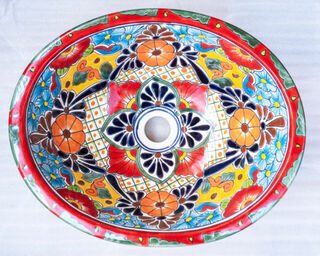 Medium Talavera Hand Basin 67