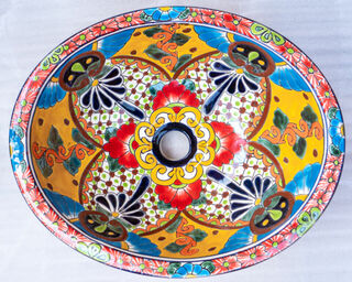 Medium Talavera Hand Basin