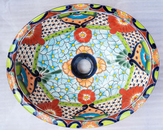 Medium Talavera Hand Basin 71