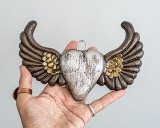 Flying Heart Silver