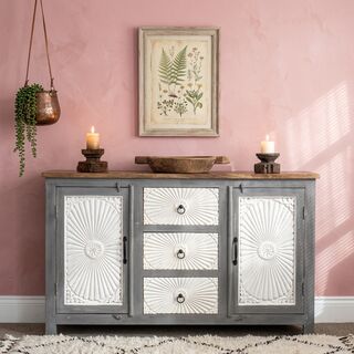 Dayita Drawer Sideboard Grey