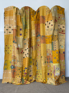 Embroidered Kantha Patchwork Quilt 3