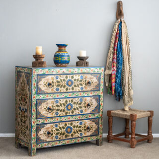 Hand Painted Boho Drawers