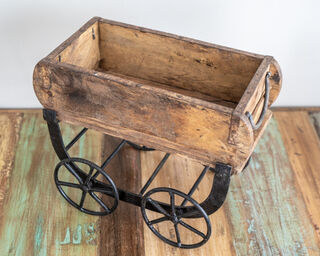 Vintage Brick Mold On Wheels