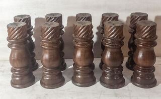 Teak Pillar Candle PRE ORDER
