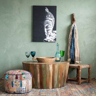Round Rustic Coffee Table