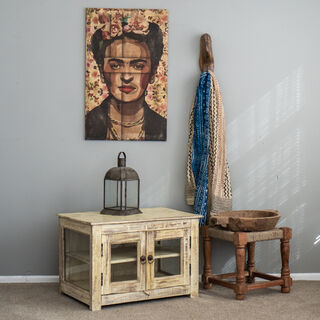 Yellow Vintage Cabinet