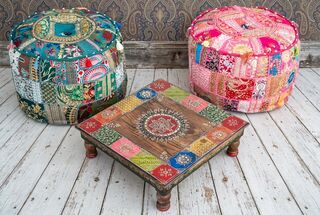 Hand Painted Low Table