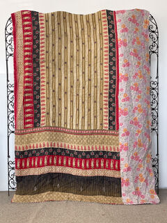Vintage Kantha Quilt 12