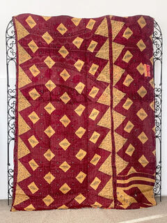 Vintage Kantha Quilt 17