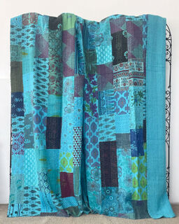 Kantha Patchwork Quilt 4