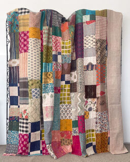 Kantha Patchwork Quilt 8