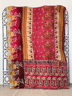 Vintage Kantha Quilt 60