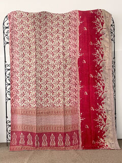 Vintage Kantha Quilt 63