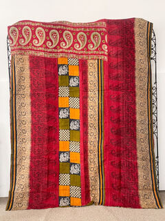 Vintage Kantha Quilt 66