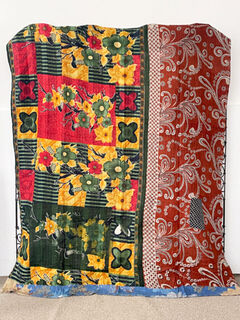 Vintage Kantha Quilt 77