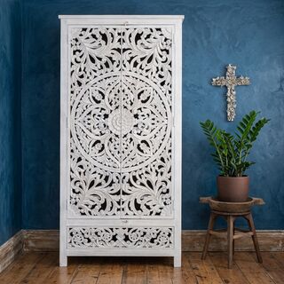 Mandala Tallboy White