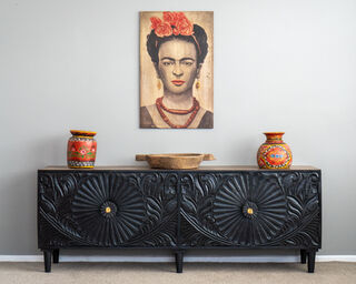 Elegant Black TV Cabinet