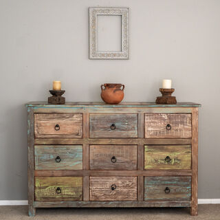 Boho Rustic 9 Drawers C