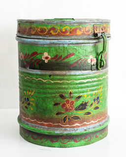 Painted Vintage Drum Large 5