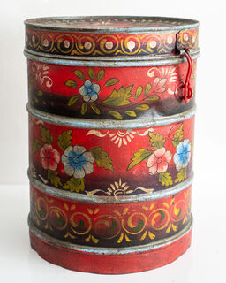Painted Vintage Drum Large 13