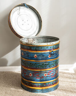 Painted Vintage Drum Large 14