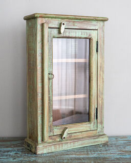 Teak Spice Cabinet Green 5