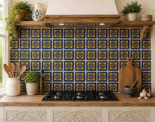 Tiled Kitchen Splashback