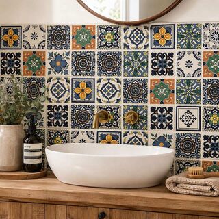 Bathroom splashback