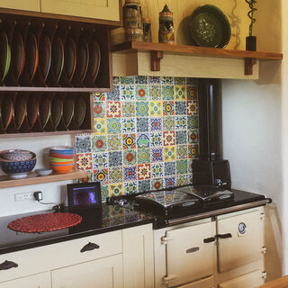 Beautiful tiled kitchen