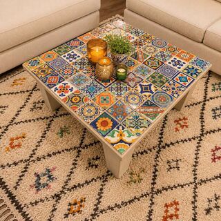 Tile Your Own Coffee Table